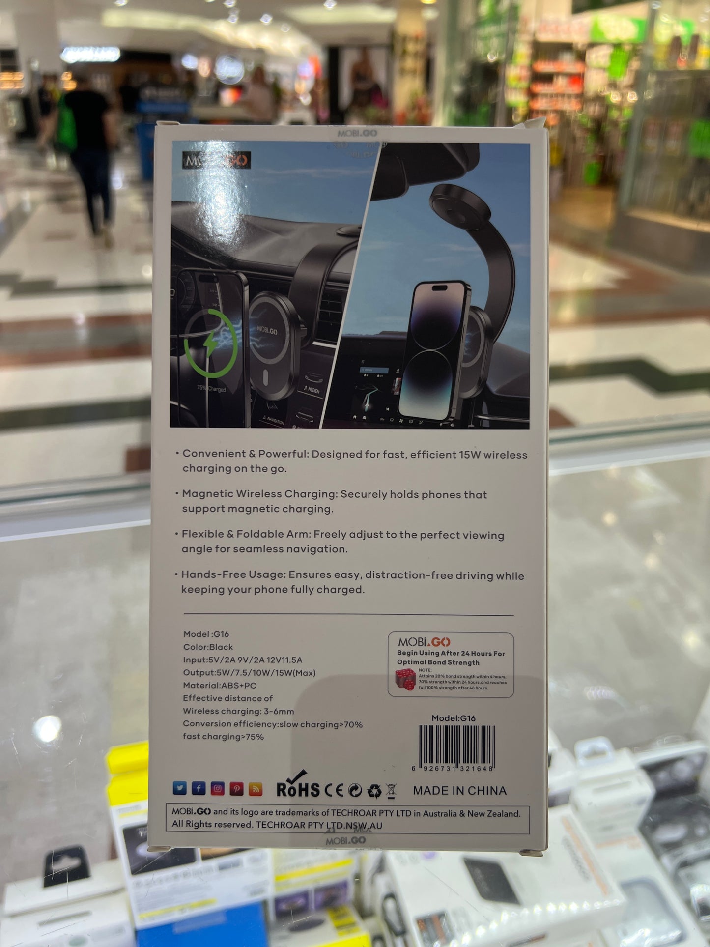 Mobie Wireless Charger Car Mount G16