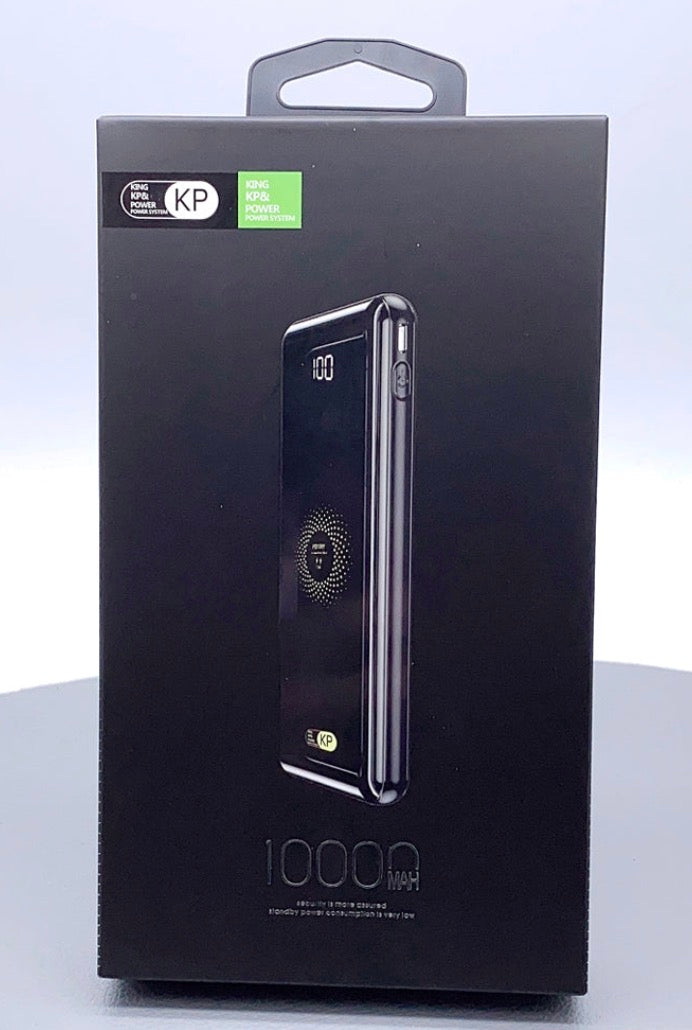 King KP 10000mAh Power Bank + Wireless Charging WP15