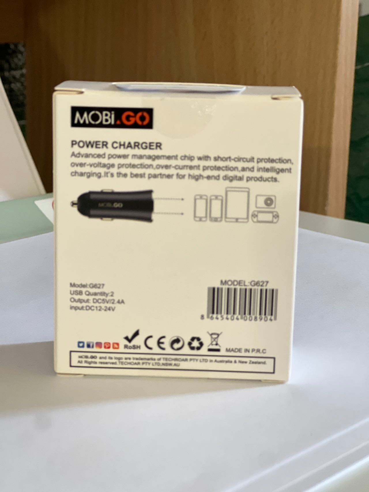 Mobi Dual USD Car Charger G627