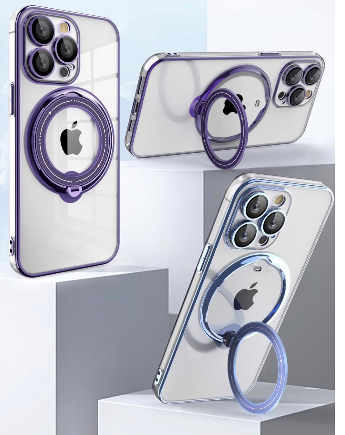 MegaSafe CLEAR Magnetic Silicone Case 15