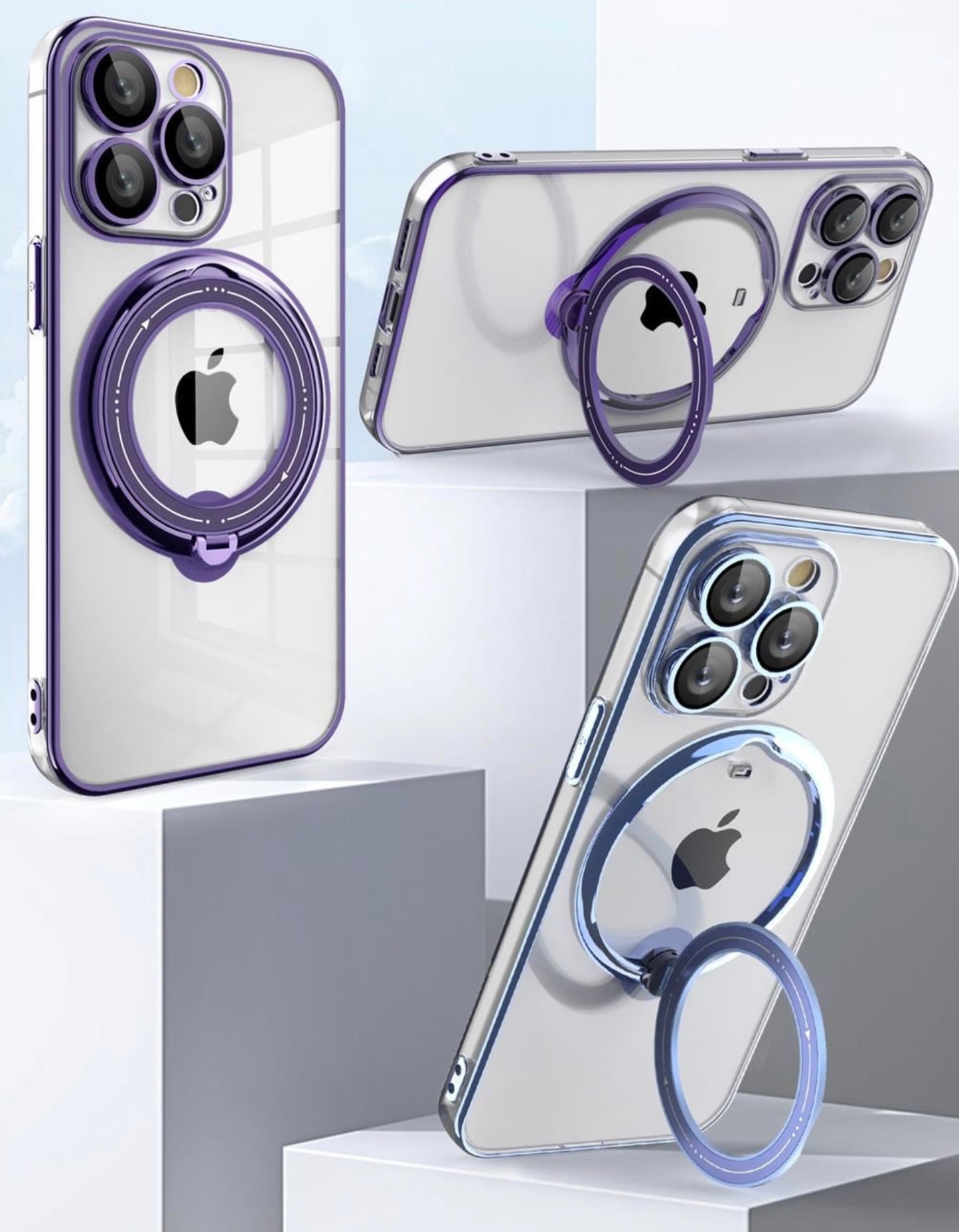 MegaSafe CLEAR Magnetic Silicone Case 15