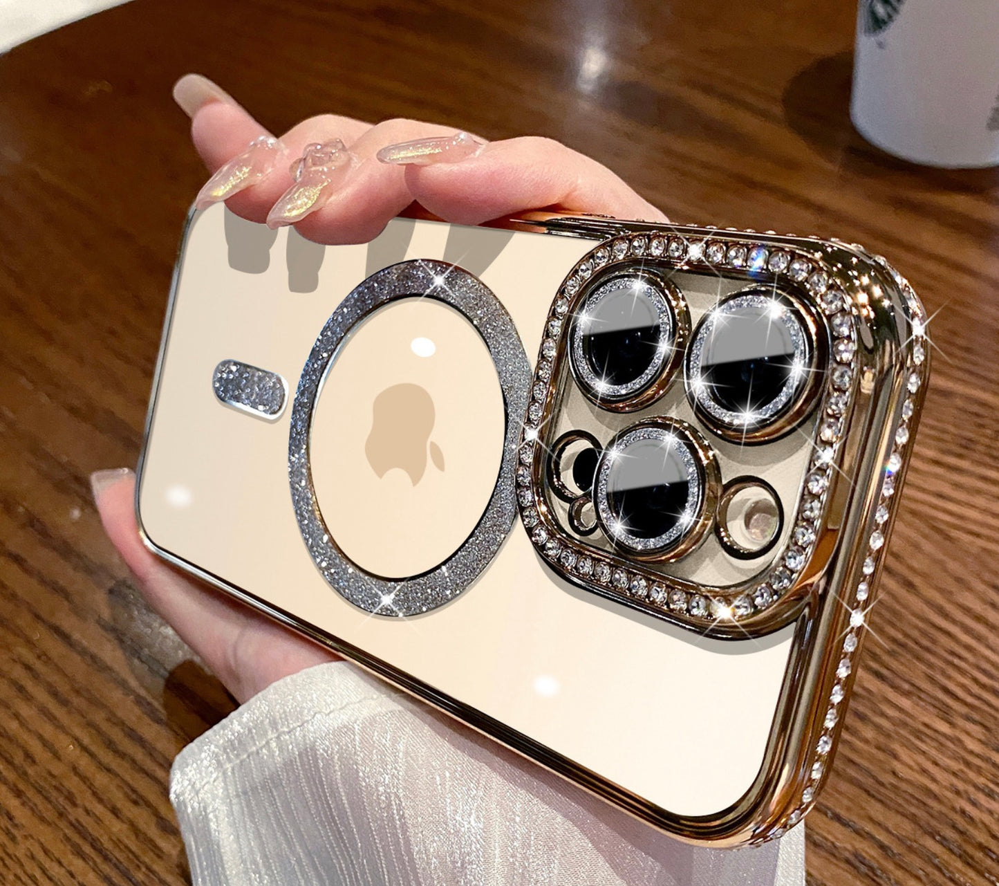 MegaSafe CLEAR Magnetic Silicone Case + Back Camera Protector 15
