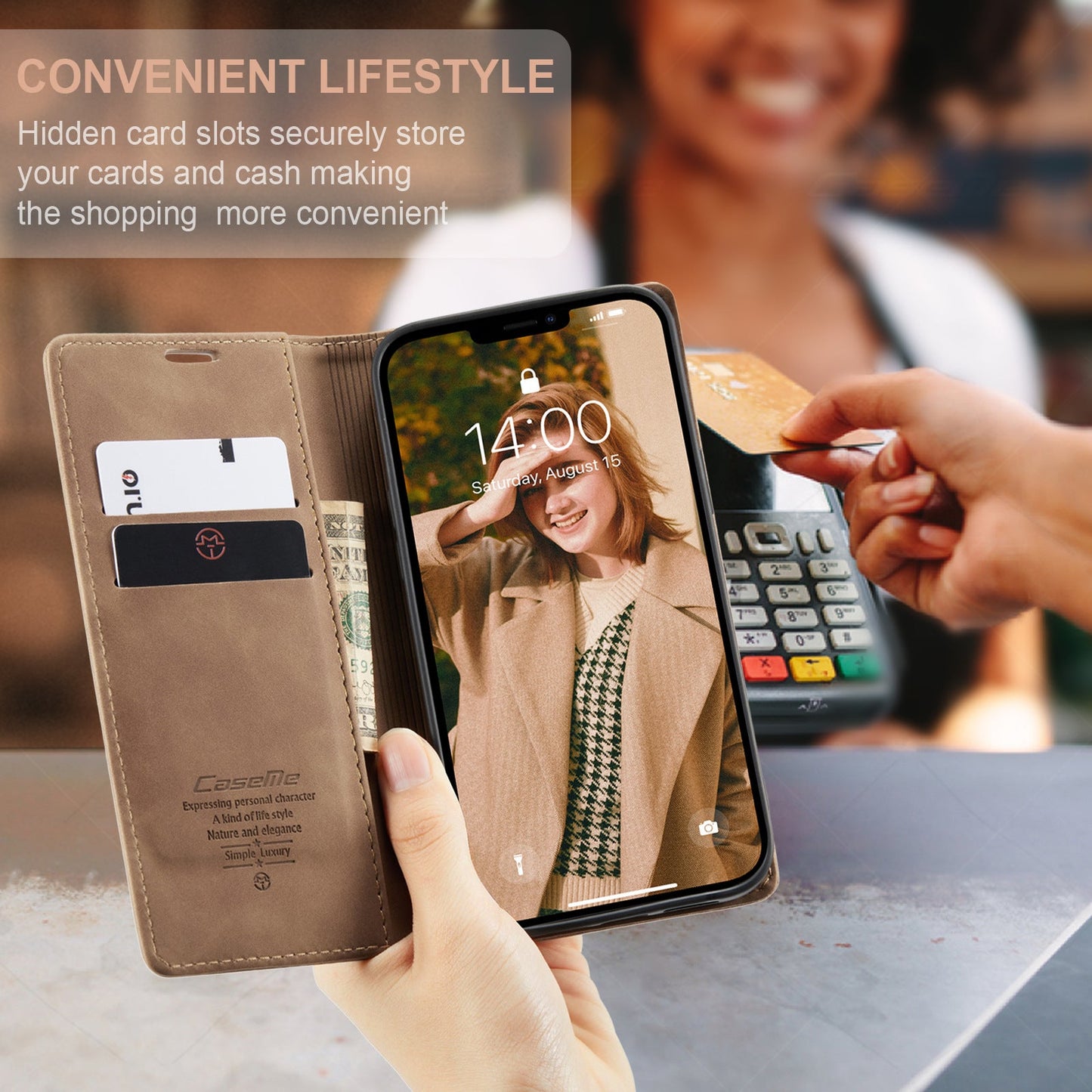 CaseMe Flip Leather Cases 15