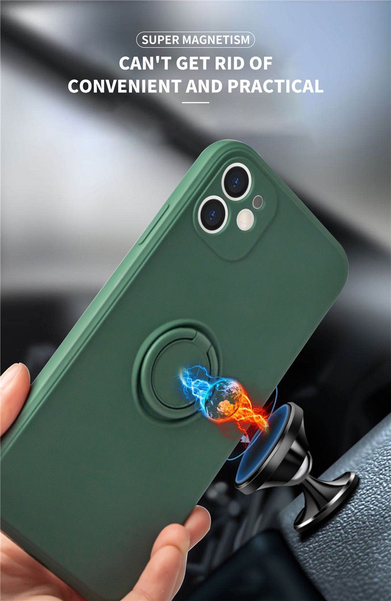 XR to 14 Max Colourful Ring Silicone Case
