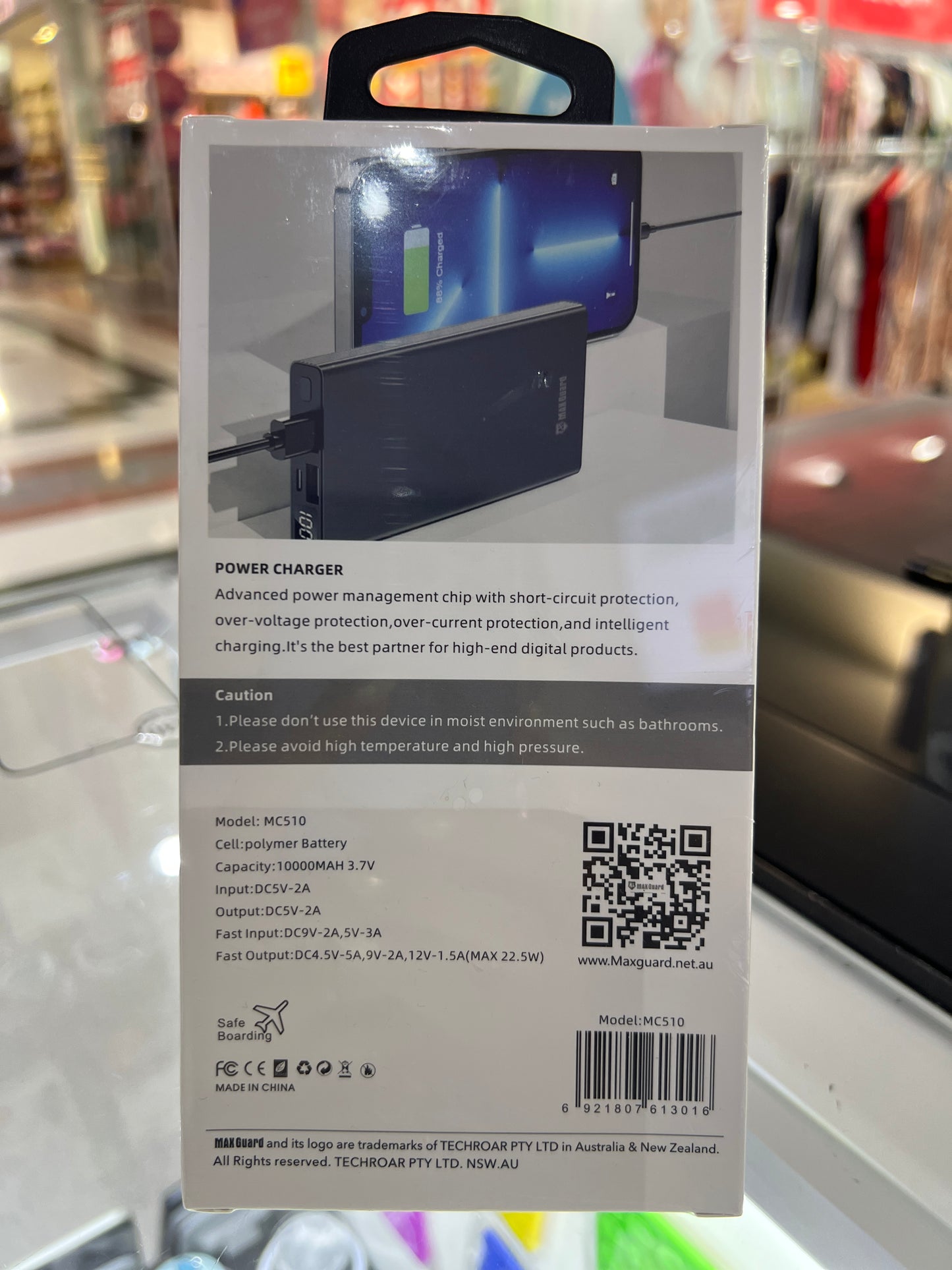 MAX GUARD 10000mAh Power Bank MC510