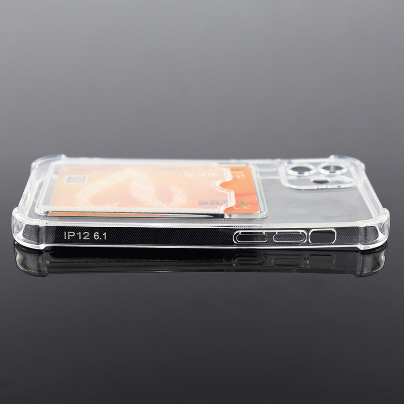 Clear Colourful Case + Card Holder 15