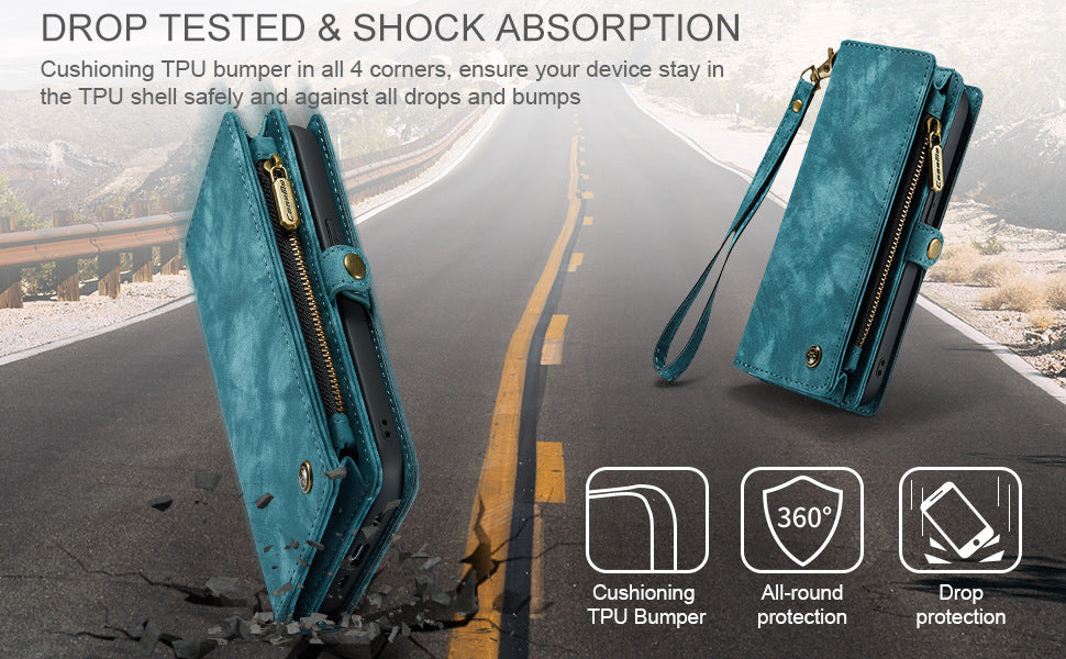 Multi Wallet Cases with Detachable Case + Coin Bag 15