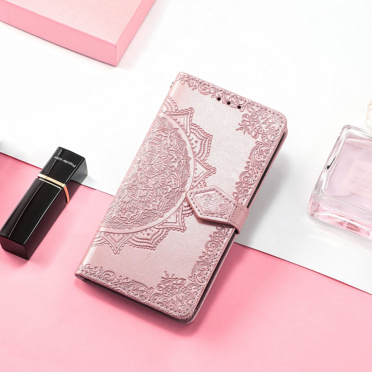 Flower Flip Leather Wallet Cases 15