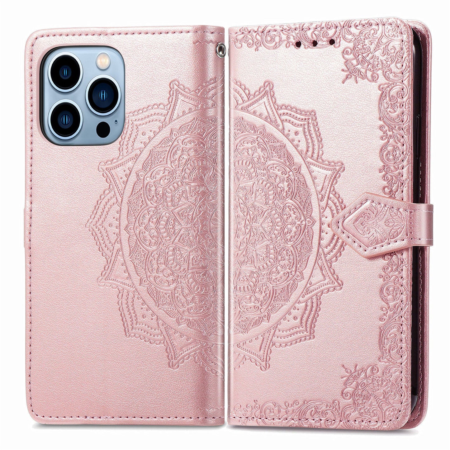Flower Flip Leather Wallet Cases 15