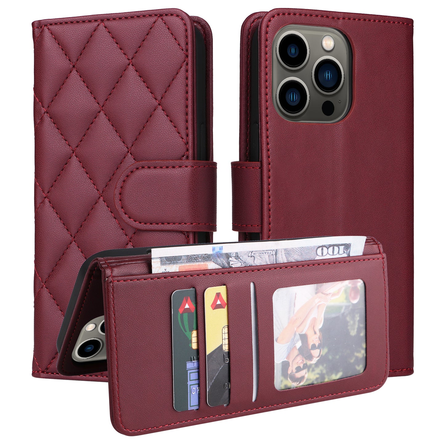 Flip Leather Wallet Cases 15