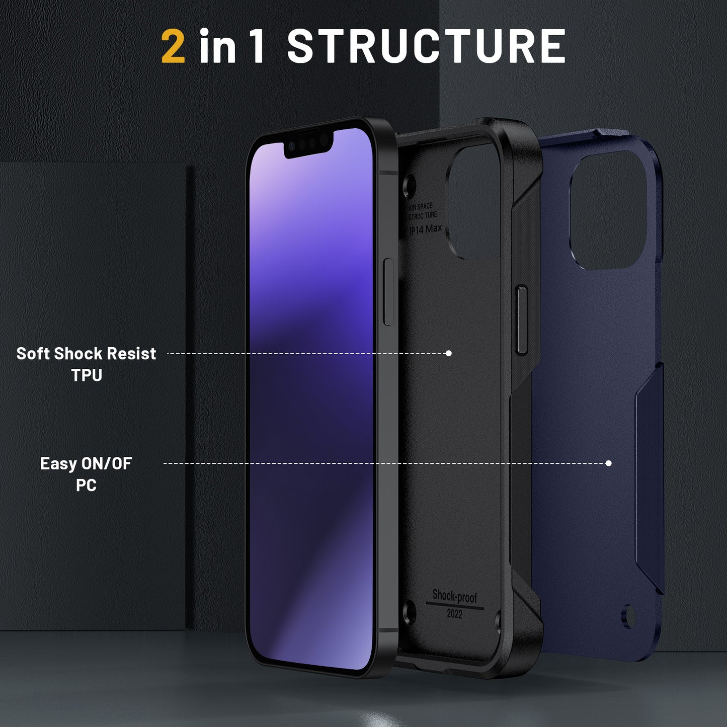 Double Layer Slim Heavy Duty Cases 15