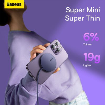 Baseus Simple Mini 3 Wireless Charger 15W with C-C cable