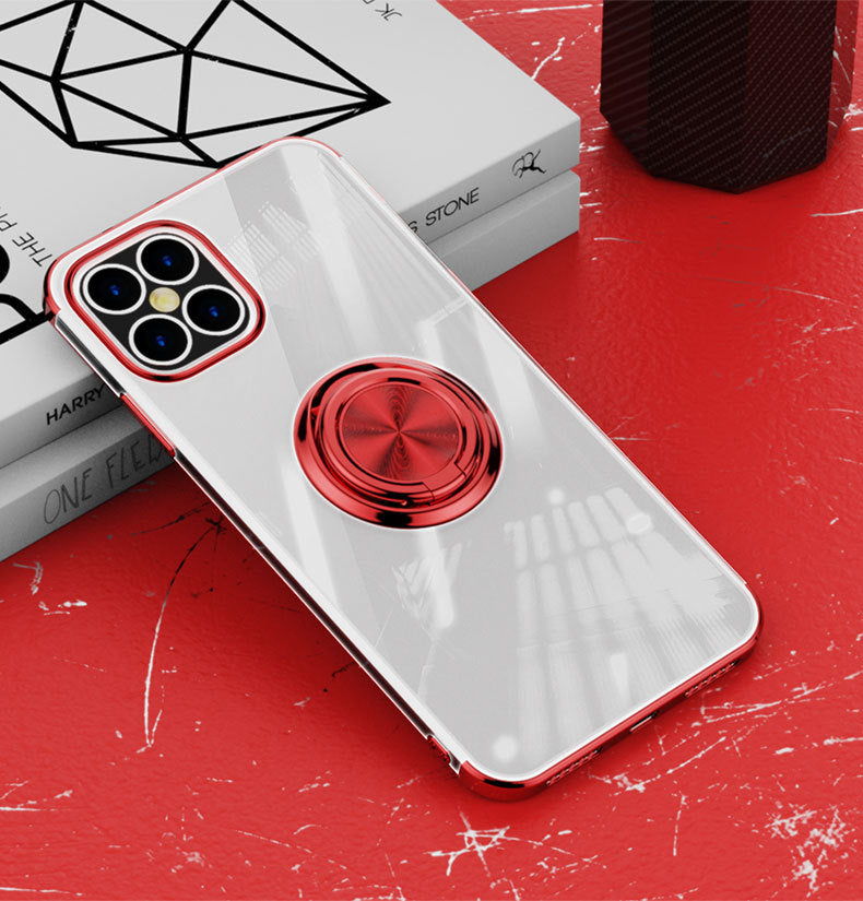 iPhone 11 Metal Ring Transparent Case