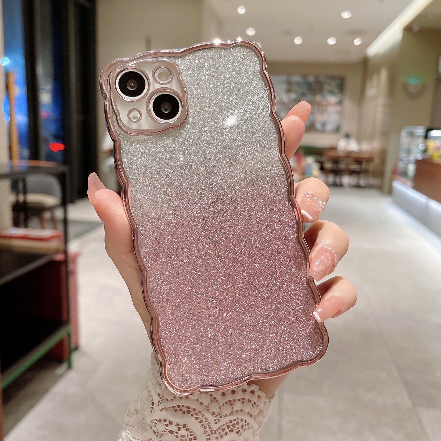 iPhone 11 Wave Sparkling Back Case
