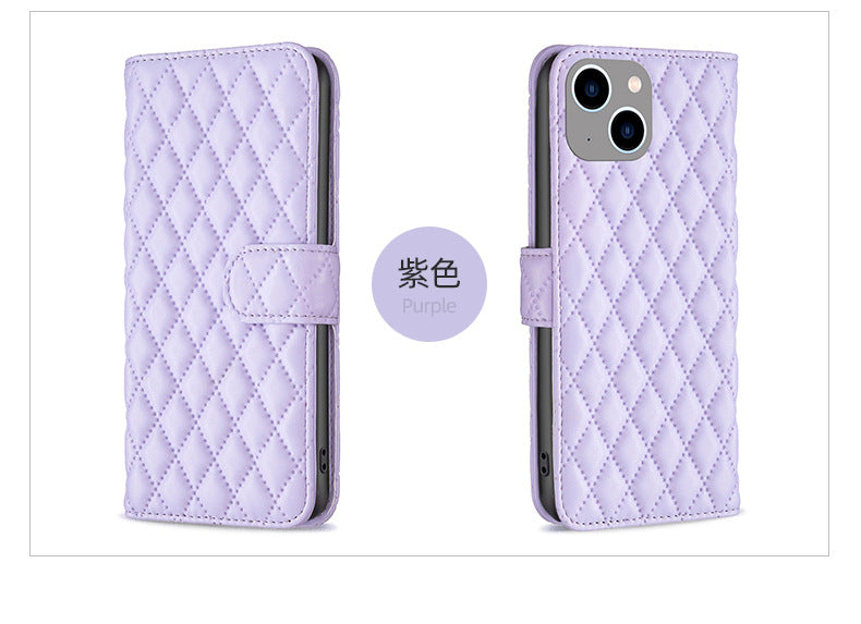 Square Flip Leather Wallet Cases 13