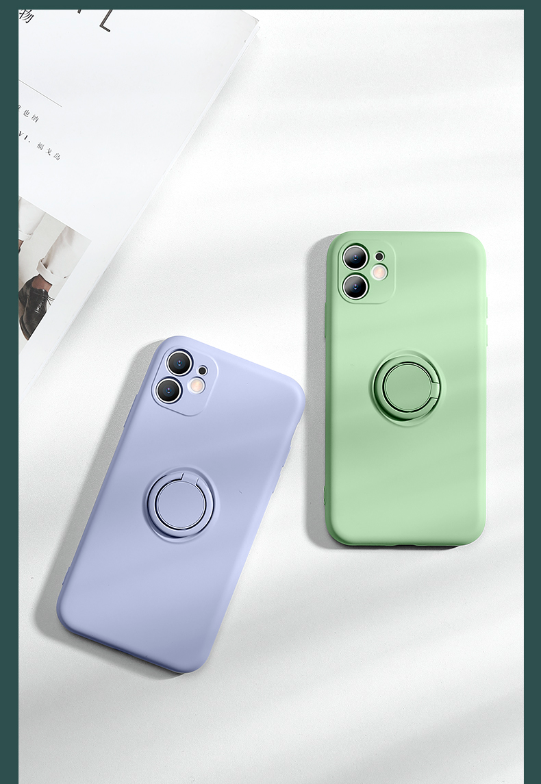 XR to 14 Max Colourful Ring Silicone Case