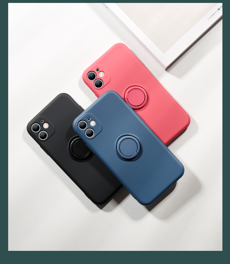 XR to 14 Max Colourful Ring Silicone Case