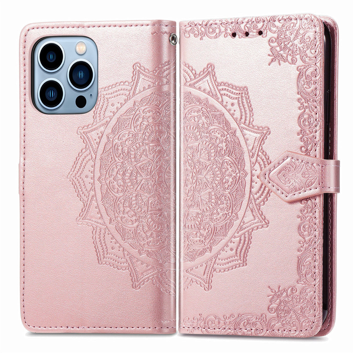 Flower Flip Leather Wallet Cases 13/14