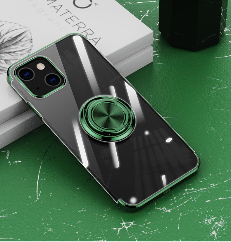 iPhone 11 Metal Ring Transparent Case