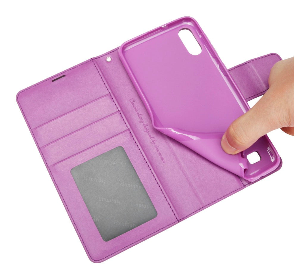 Hanman Flip Leather Wallet Cases 12/13/14