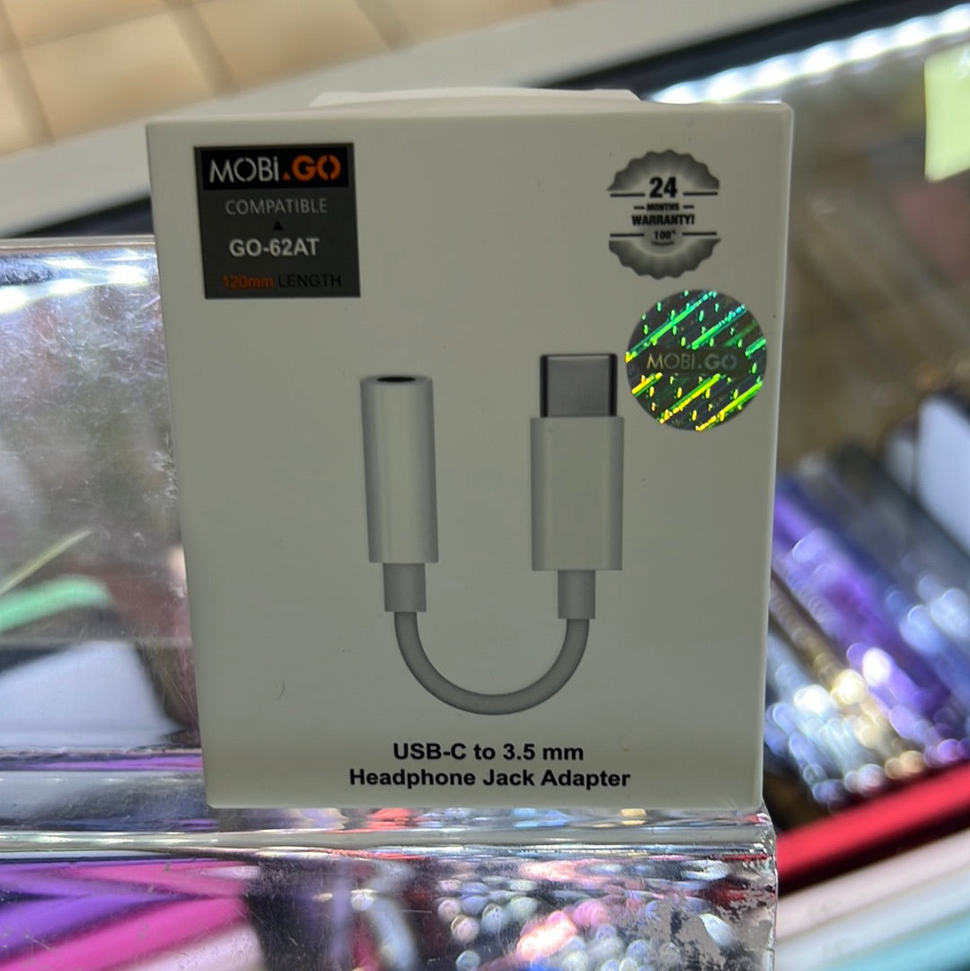 Mobi USB-C to 3.5mm Headphone Jack Adapt