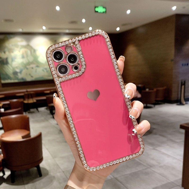 Soft Heart Case with Stone