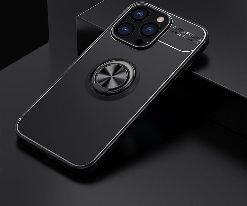 iPhone 11 Metal Ring Silicone Case
