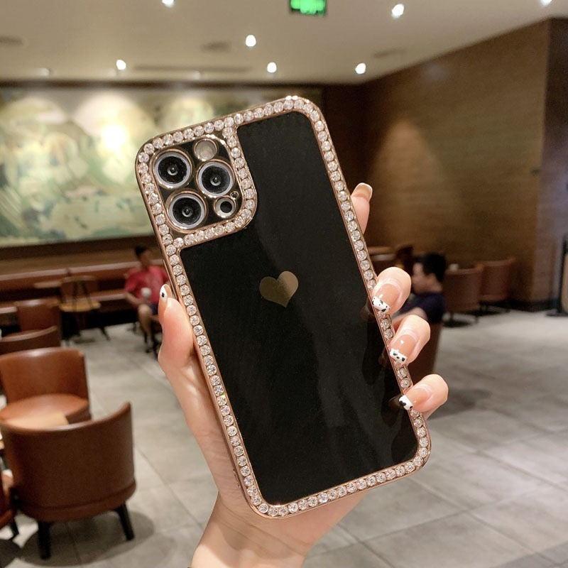 Soft Heart Case with Stone