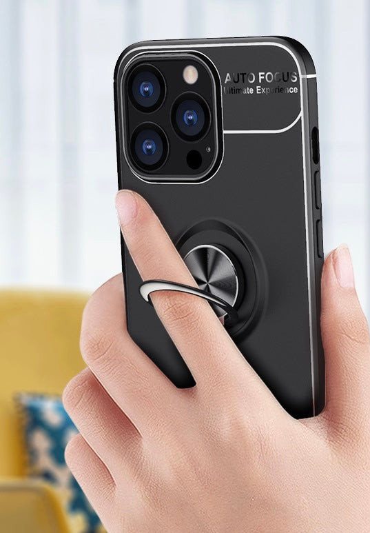 iPhone 11 Metal Ring Silicone Case