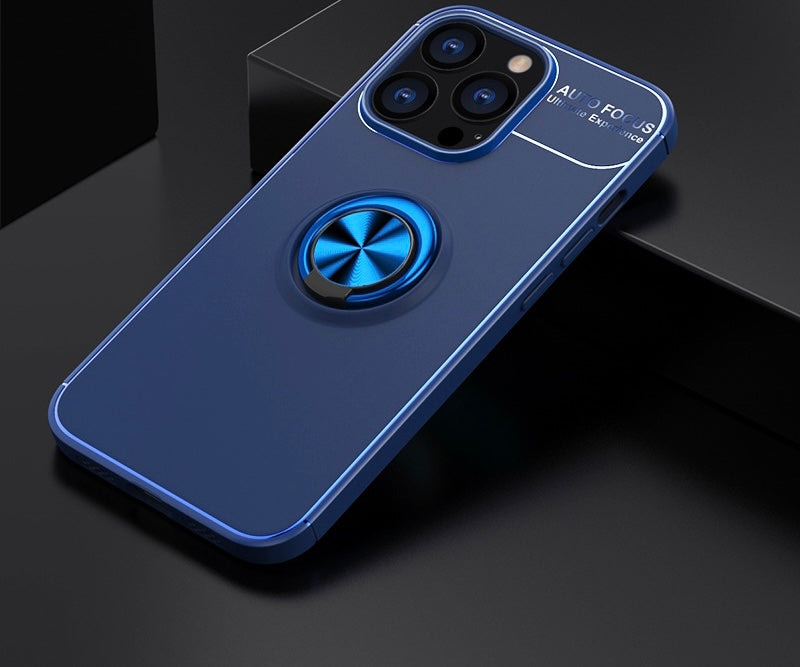 iPhone 11 Metal Ring Silicone Case