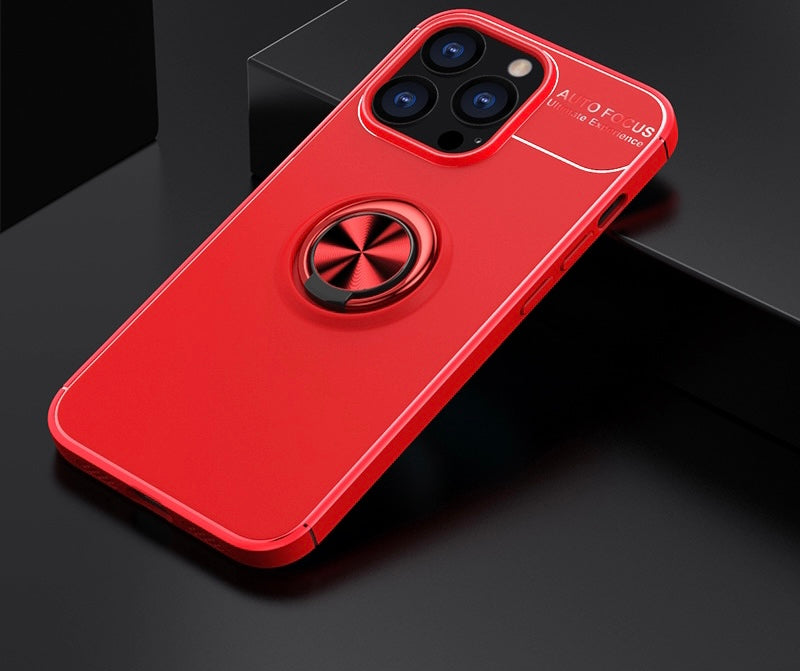 iPhone 11 Metal Ring Silicone Case