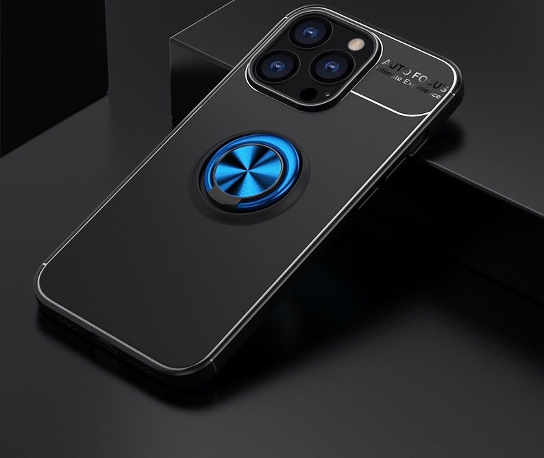 iPhone 11 Metal Ring Silicone Case