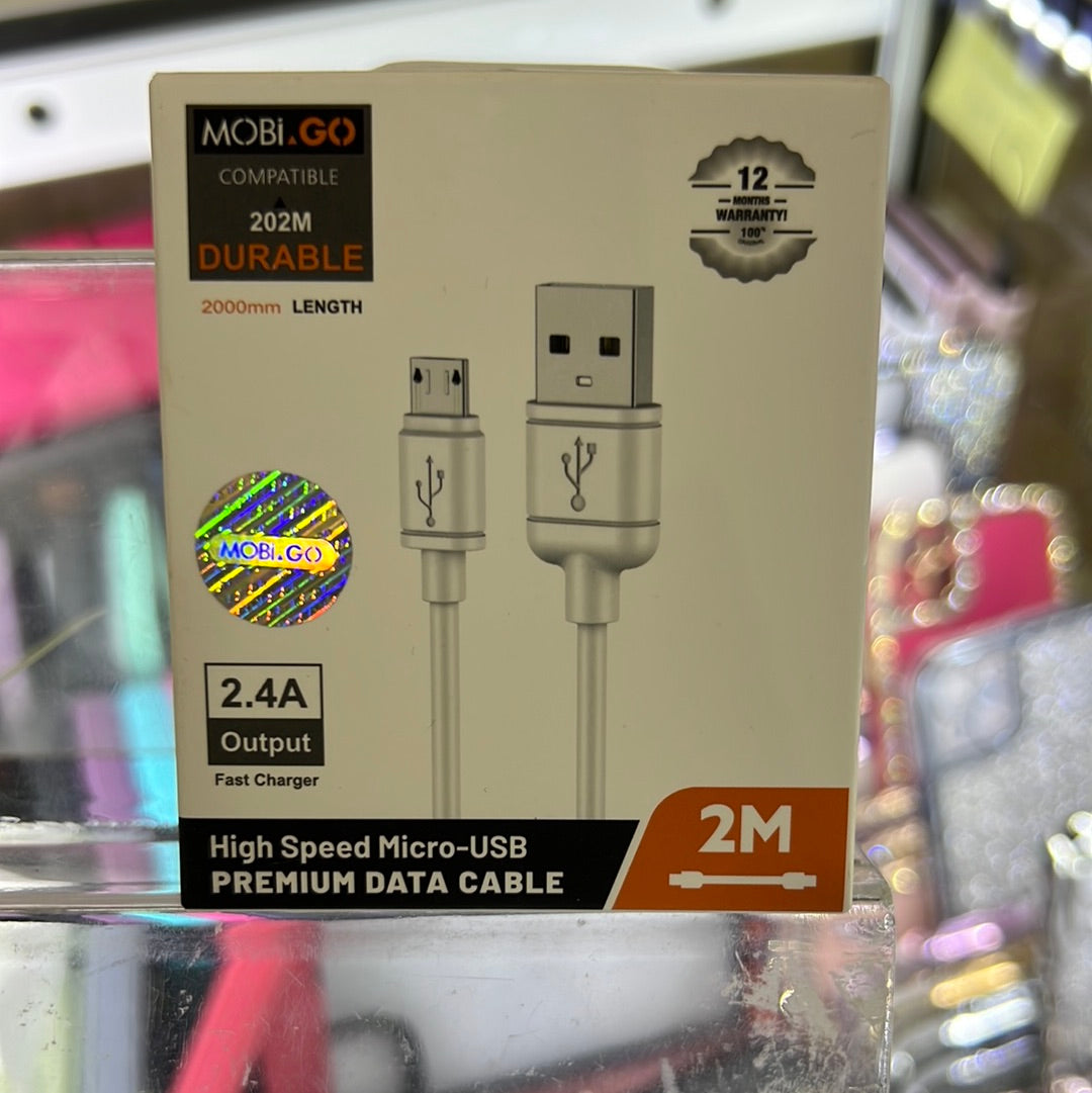 Mobi Usb to Micro Cable 2m 202M