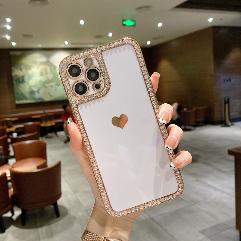 Soft Heart Case with Stone