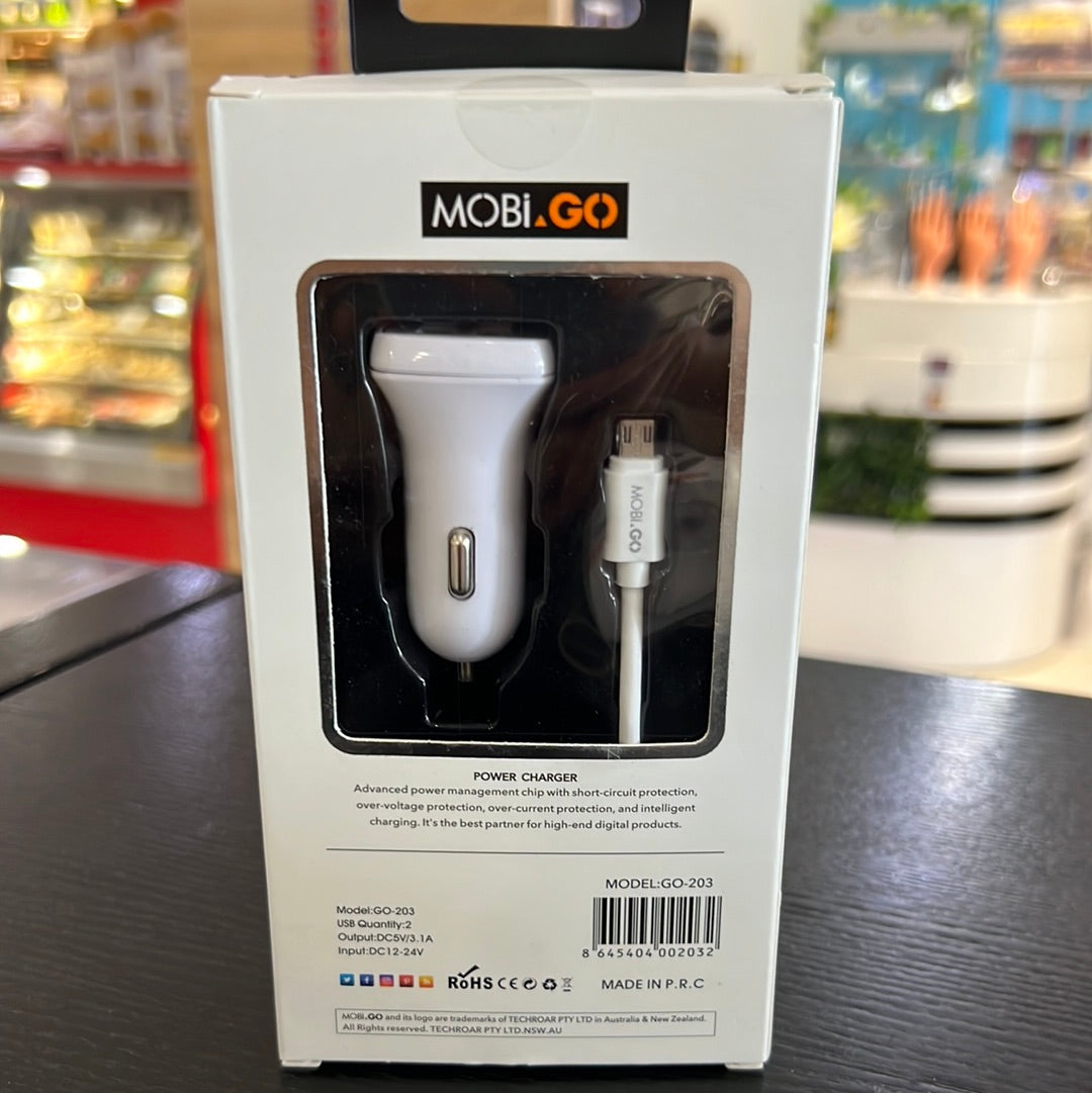 Mobi Car Charger Set Micro