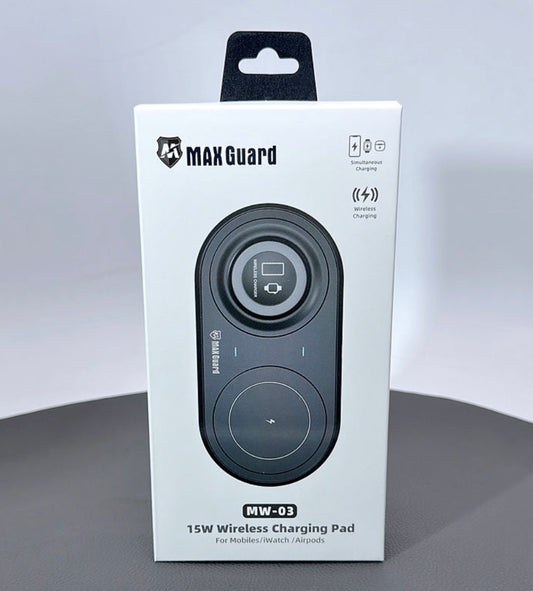 Maxguard 15W 3 in 1 Wireless Charger MW03