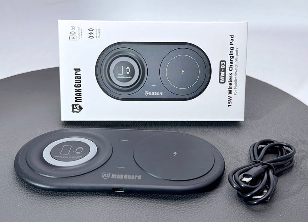 Maxguard 15W 3 in 1 Wireless Charger MW03