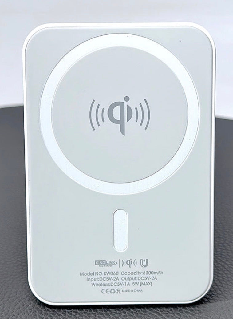 KingLink  6000mAh Wireless Charging Power Bank KW060