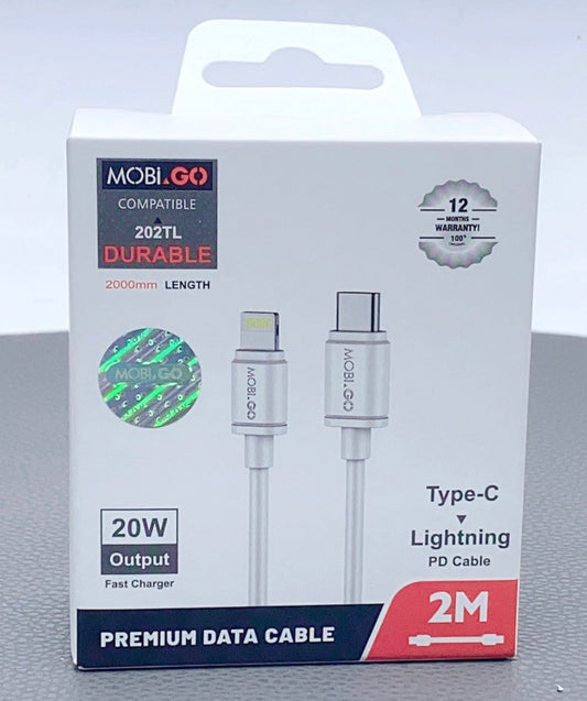 Mobi Type C to Lightning Cable 2m 202TL