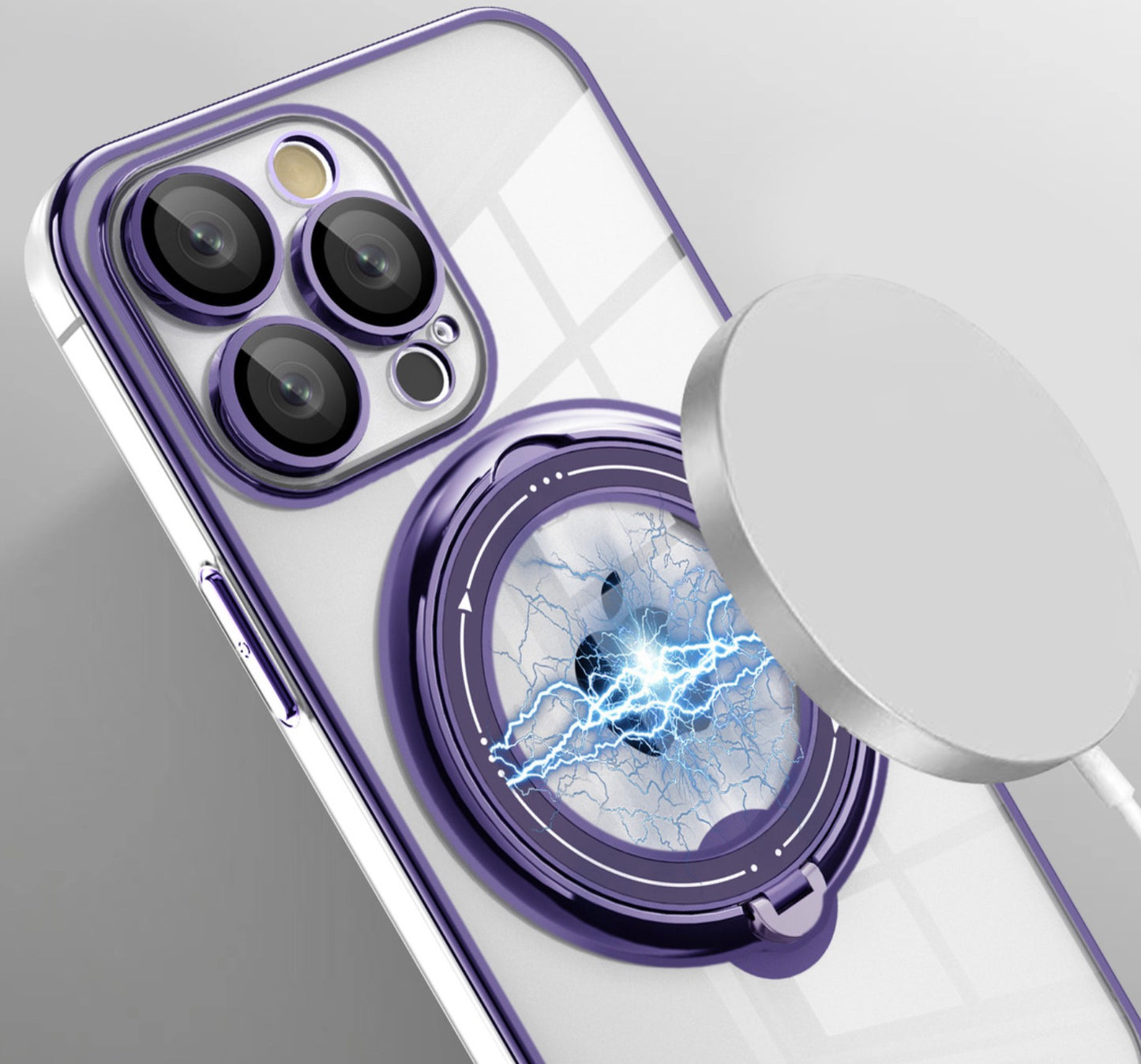 MegaSafe CLEAR Magnetic Silicone Case 15