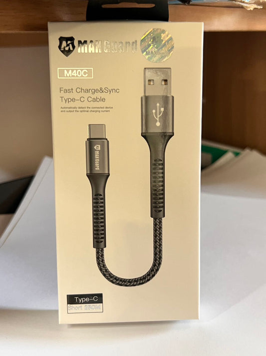 MaxGuard USB to C Cable 25cm M40C