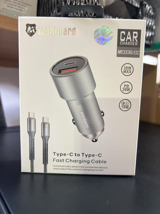 MaxGuard Car Charger Set  (MC036/CC, MC036/LC)