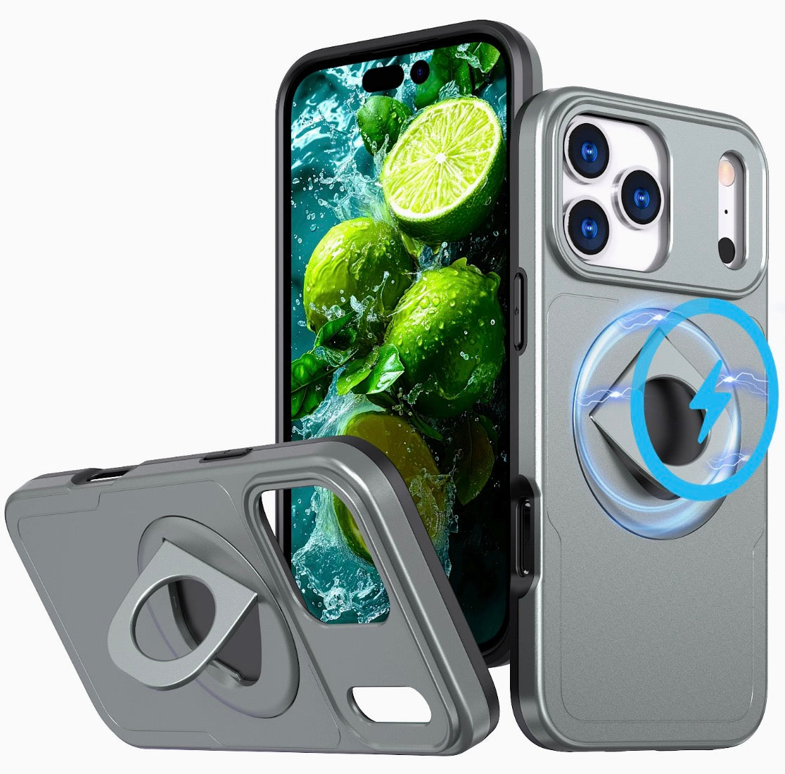 iPhone 17 Pro Max  Magnetic Rotatable Kickstand  (Compatible with MagSafe）