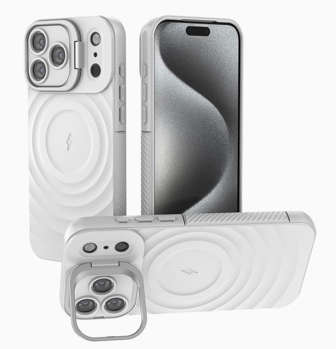 iPhone 17 Pro MAX Slim Soft TPU Durable Full Camera Lens Shockproof Protective Cover (Compatible with MagSafe)