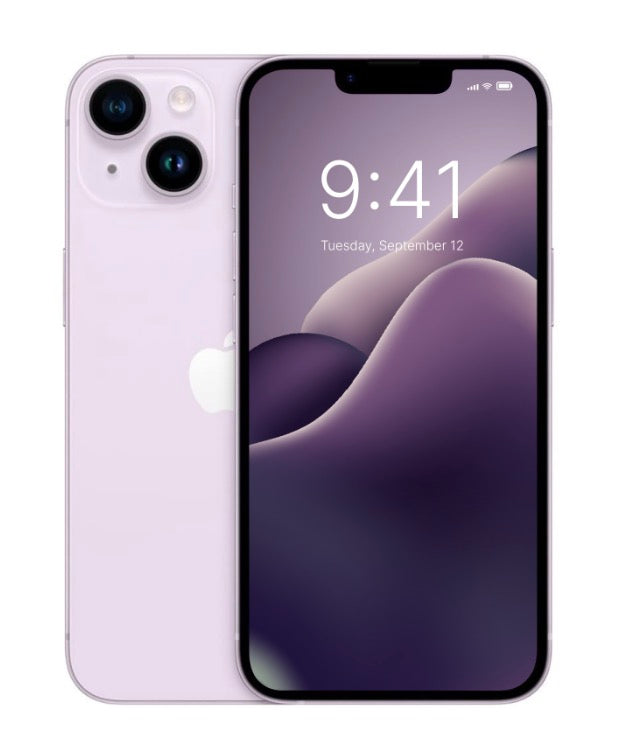 iPhone 14 Purple Grade B 128GB 80%BH (354827383879796)
