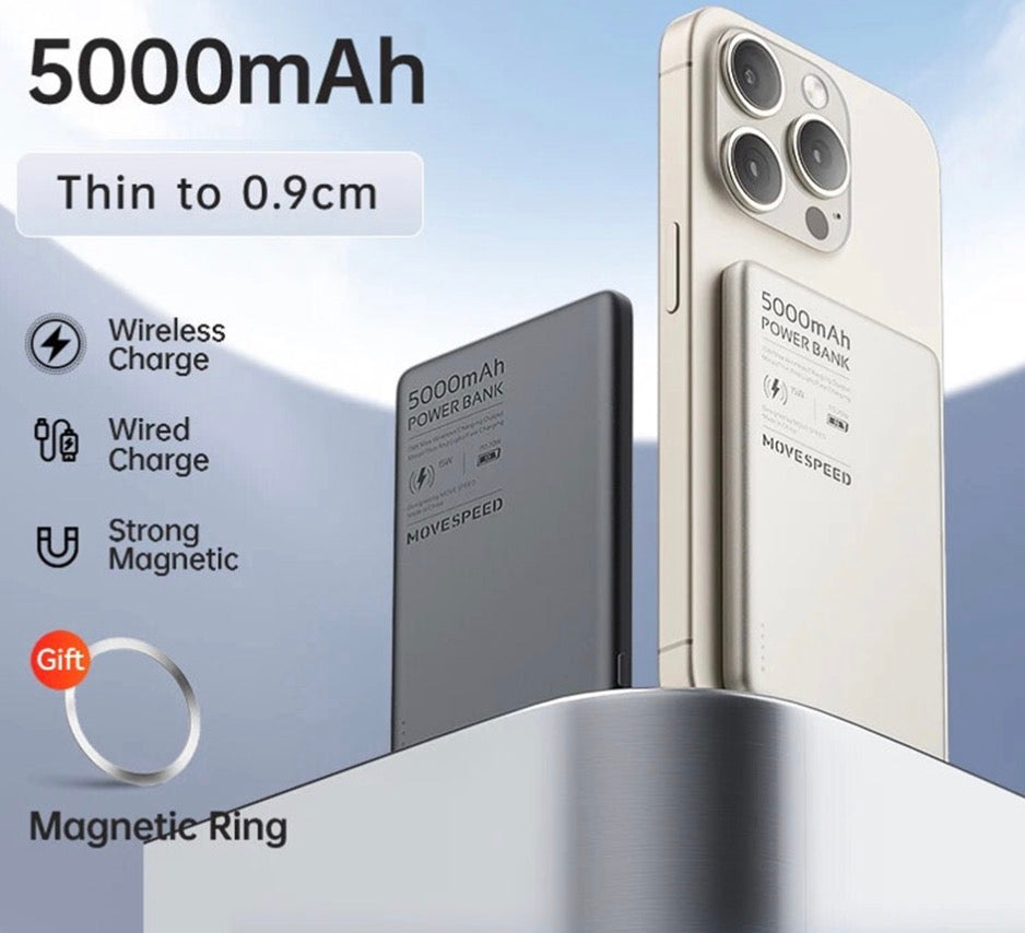 Move Speed S05 Wireless Charging Power Bank (CCC Certified)