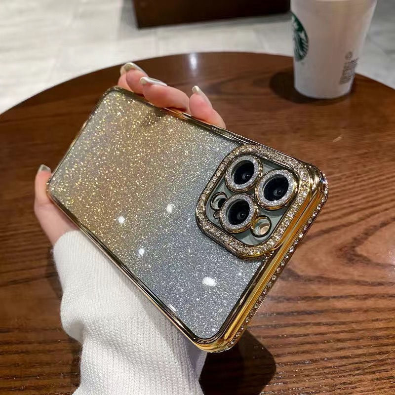 Full Sparkling + Back Lens Protector Cases 13/14