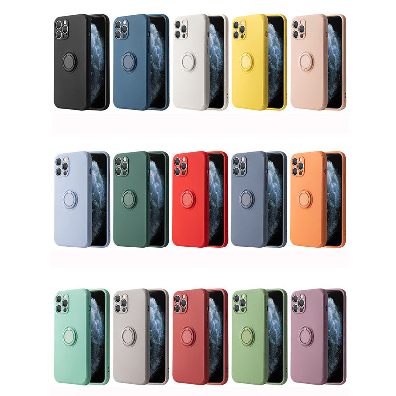 XR to 14 Max Colourful Ring Silicone  Case