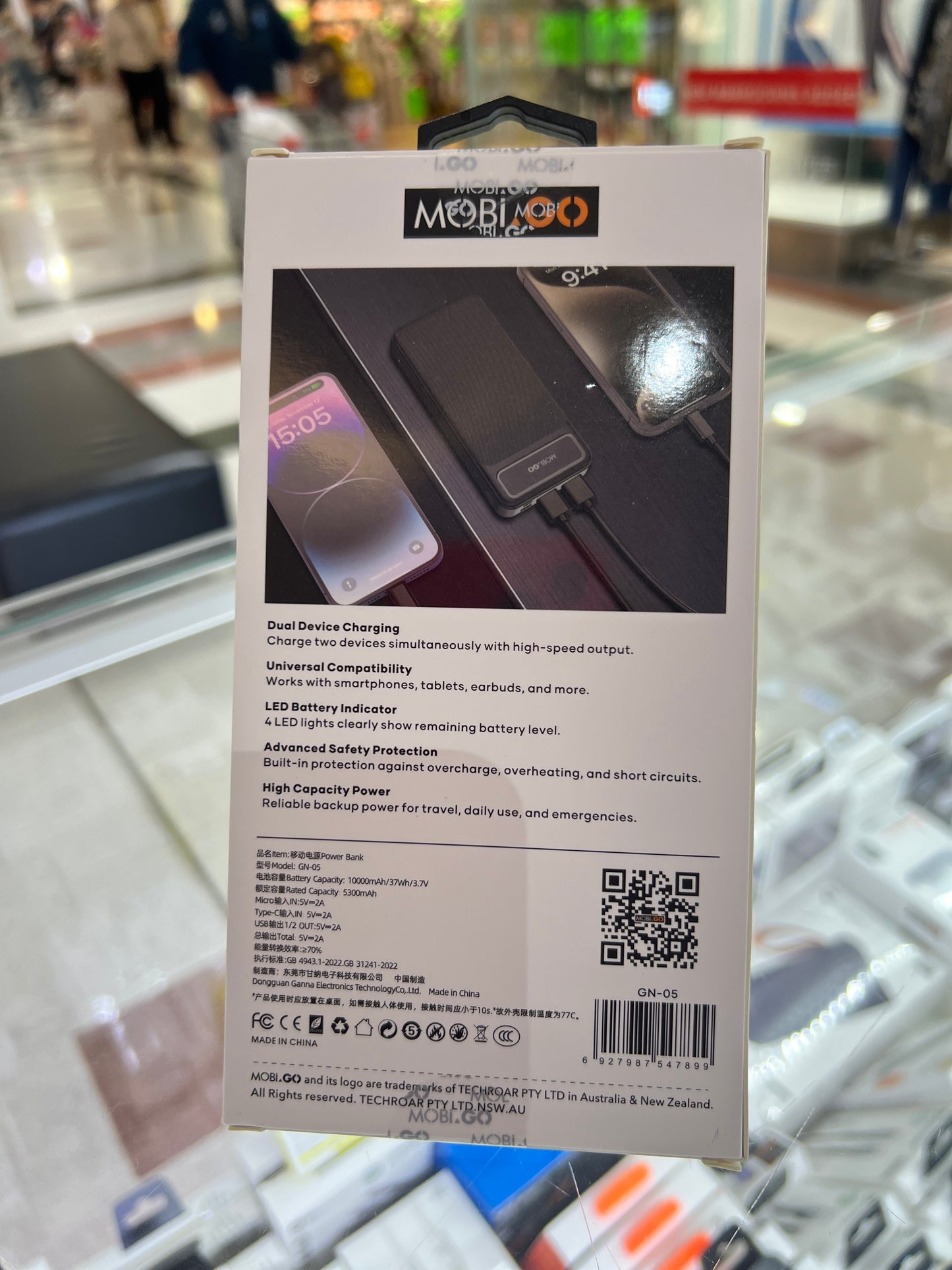 Mobi 10000mAh Power Bank (GN-05)