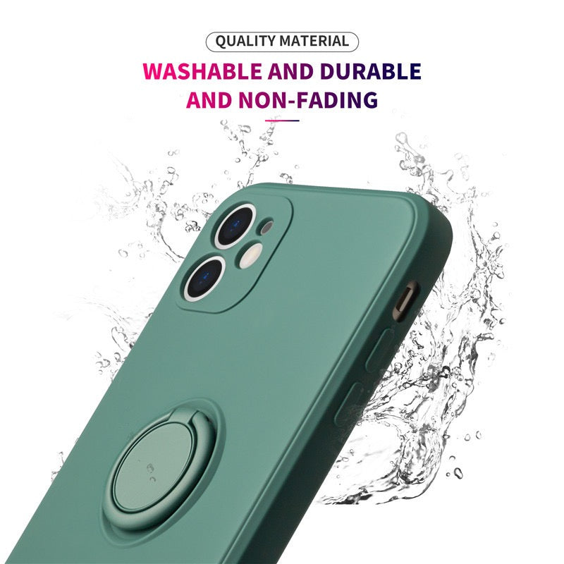 XR to 14 Max Colourful Ring Silicone  Case